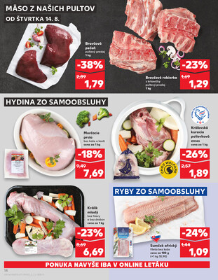Kaufland 14.8. - 20.8. - Kaufland Prešov - Sekčov 