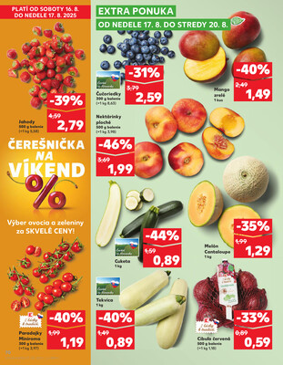 Kaufland 14.8. - 20.8. - Kaufland Prešov - Sekčov 