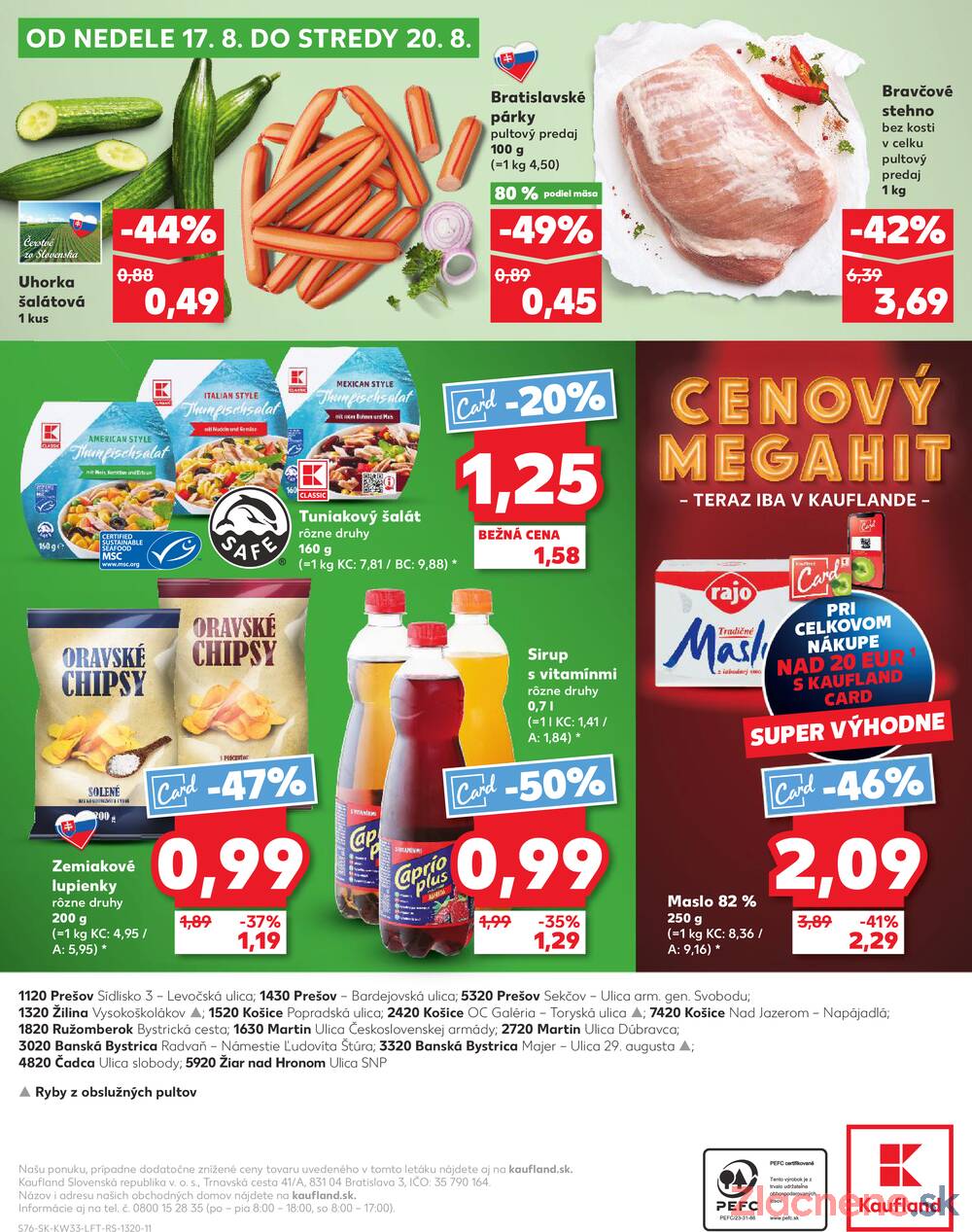 Leták Kaufland - Kaufland 14.8. - 20.8. - Kaufland Čadca - strana 76 Leták Kaufland - Kaufland 14.8. - 20.8. - Kaufland Čadca - strana 76