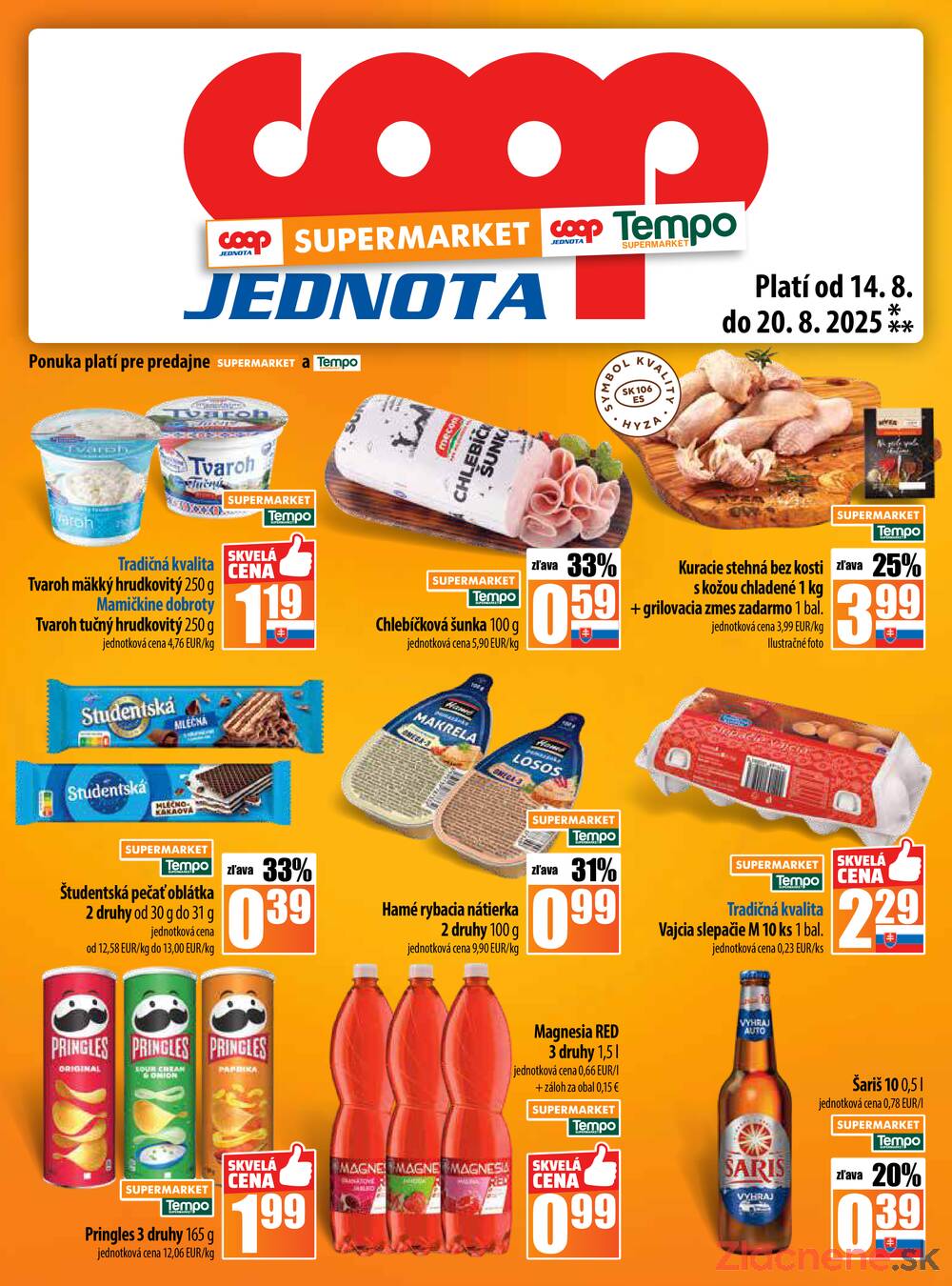 Leták COOP Jednota Slovensko - COOP do 20.8. - strana 13