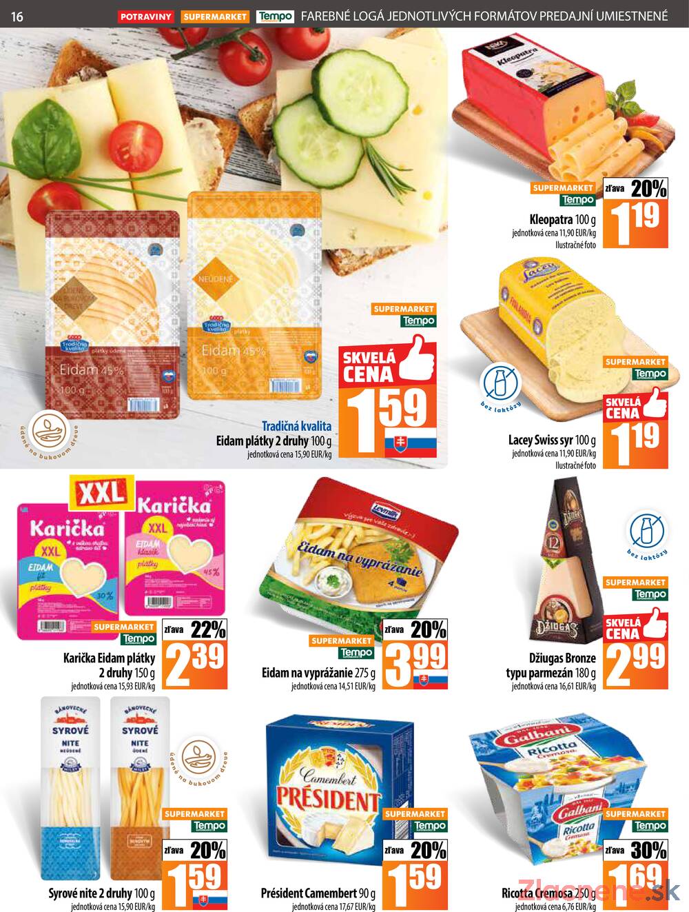 Leták COOP Jednota Slovensko - COOP do 20.8. - strana 16