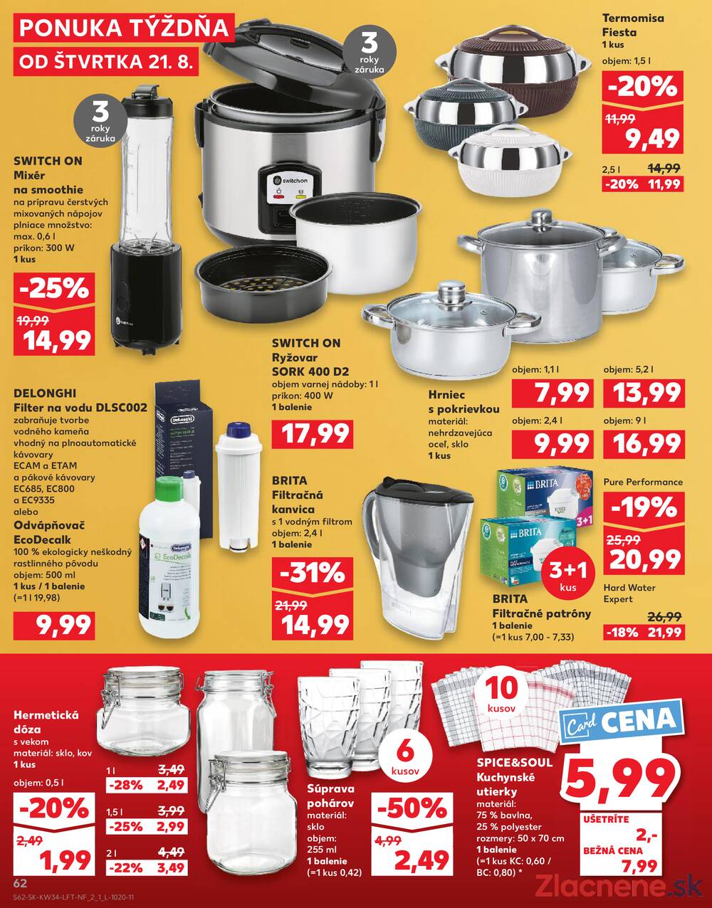 Leták Kaufland - Kaufland 21.8. - 27.8. - Kaufland Tvrdošín - strana 62