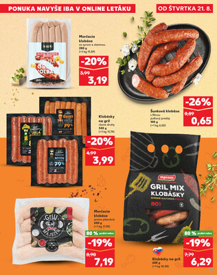 Kaufland 21.8. - 27.8. - Kaufland Brezno