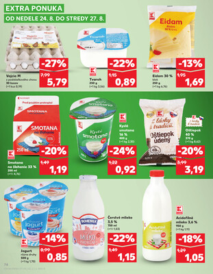 Kaufland 21.8. - 27.8. - Kaufland Bytča