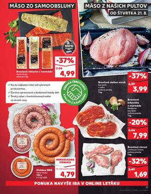 Kaufland 21.8. - 27.8. - Kaufland Spišská Nová Ves