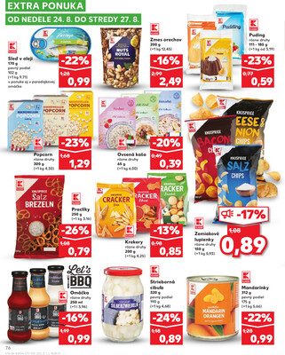 Kaufland 21.8. - 27.8. - Kaufland Spišská Nová Ves