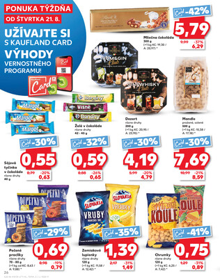 Kaufland 21.8. - 27.8. - Kaufland Vranov nad Topľou