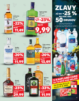 Kaufland 21.8. - 27.8. - Kaufland Vranov nad Topľou