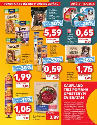 Kaufland 21.8. - 27.8. - Kaufland Vranov nad Topľou