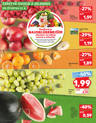 Kaufland 21.8. - 27.8. - Kaufland Púchov