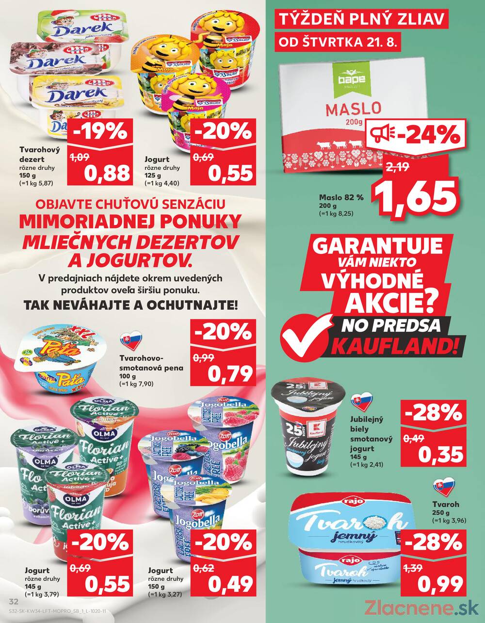 Leták Kaufland - Kaufland 21.8. - 27.8. - Kaufland Stará Ľubovňa - strana 32
