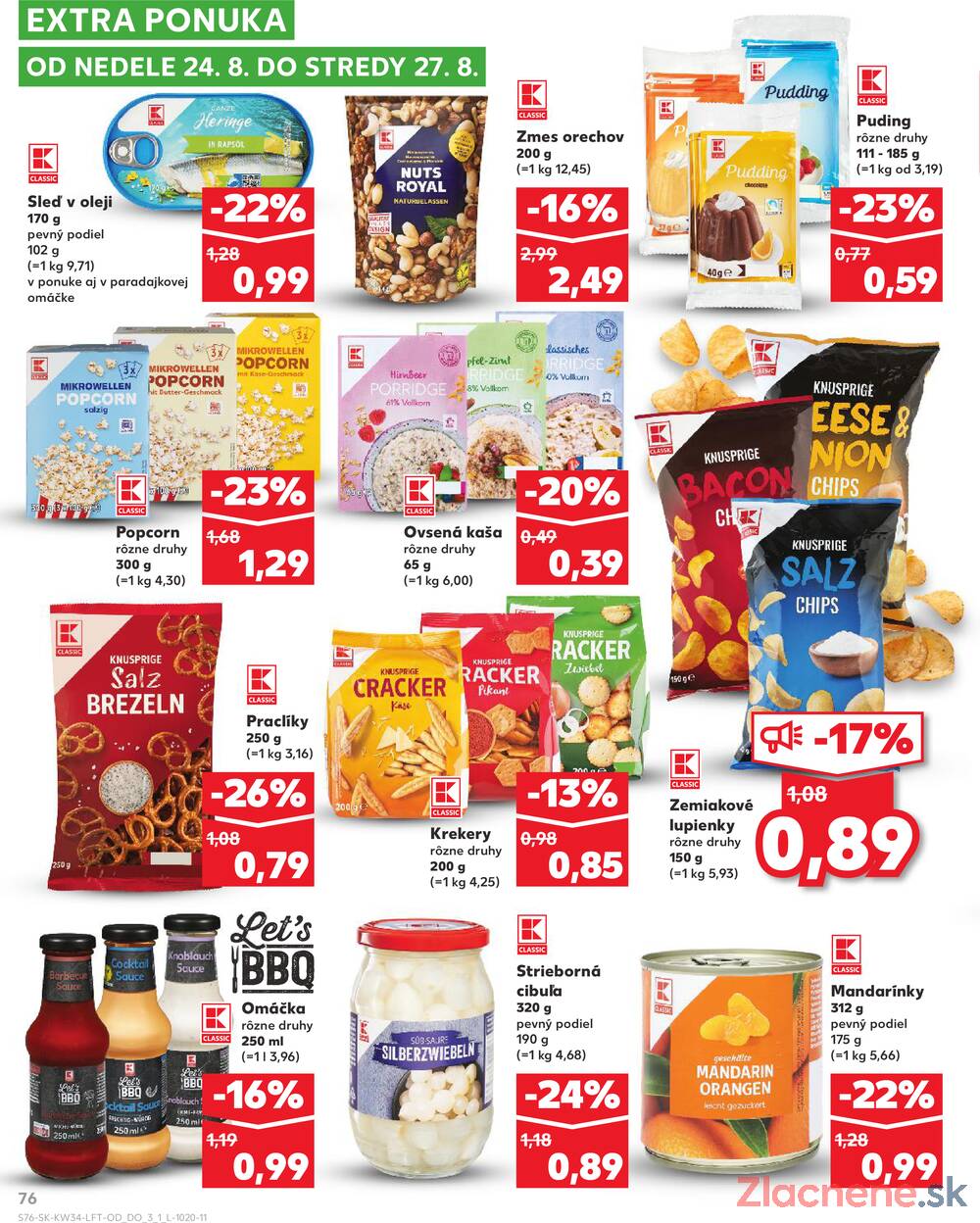 Leták Kaufland - Kaufland 21.8. - 27.8. - Kaufland Trebišov - strana 76