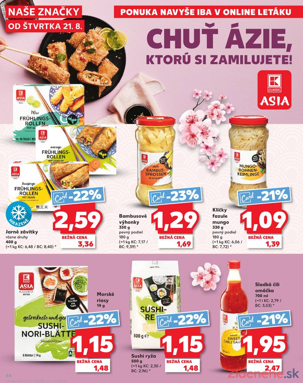 Leták Kaufland - Kaufland 21.8. - 27.8. - Kaufland Rožňava - strana 44
