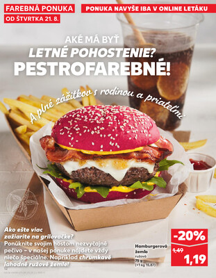 Kaufland 21.8. - 27.8. - Kaufland Rožňava