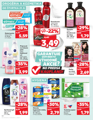 Kaufland 21.8. - 27.8. - Kaufland Rožňava