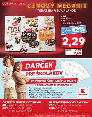 Kaufland 21.8. - 27.8. - Kaufland Michalovce (Humenská cesta)