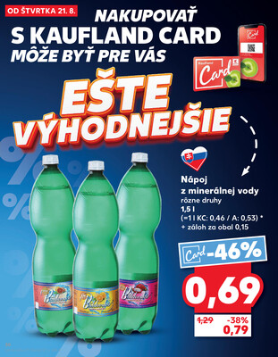 Kaufland 21.8. - 27.8. - Kaufland Michalovce (Humenská cesta)