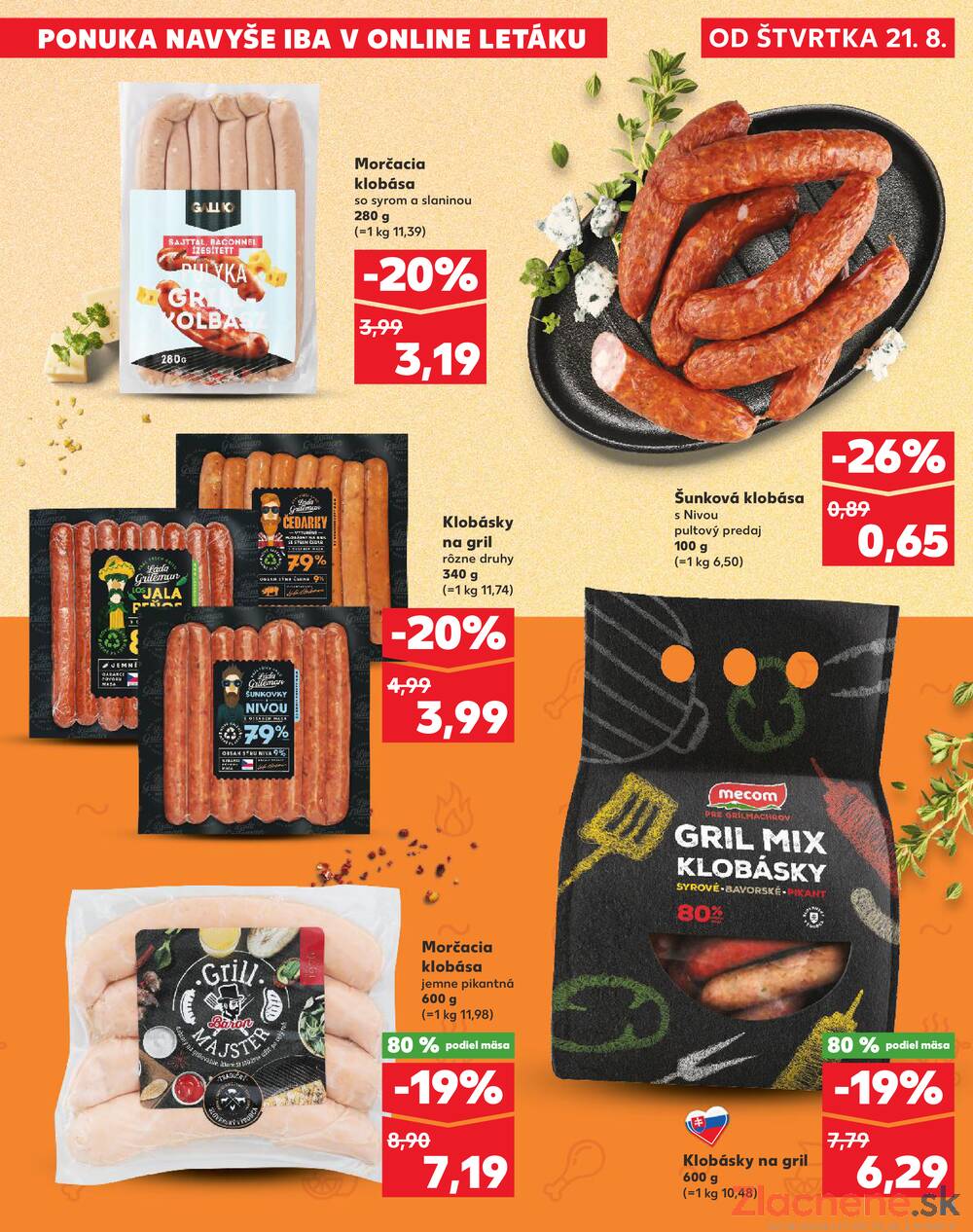 Leták Kaufland - Kaufland 21.8. - 27.8. - Kaufland Bratislava - Rača - strana 21