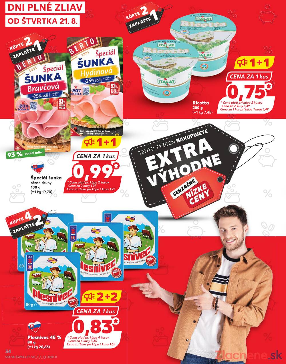 Leták Kaufland - Kaufland 21.8. - 27.8. - Kaufland Trnava - Nová ul. - strana 34