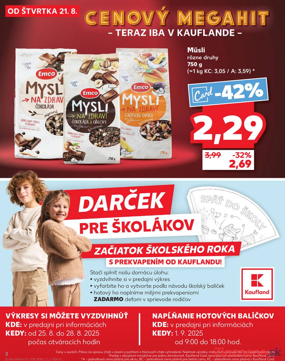 Leták Kaufland - Kaufland 21.8. - 27.8. - Kaufland Košice - Popradská  - strana 2