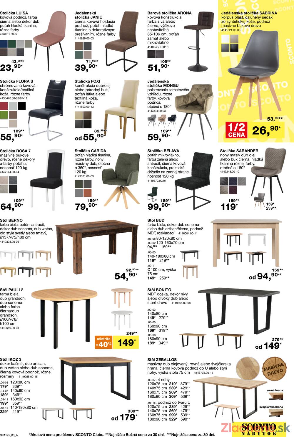 Leták SCONTO nábytok - Sconto nábytok od 27.8. do 23.9.2025 - strana 3