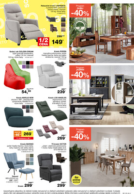 Sconto nábytok od 27.8. do 23.9.2025