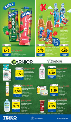 Tesco malé hypermarkety od 20.8. do 26.8.2025