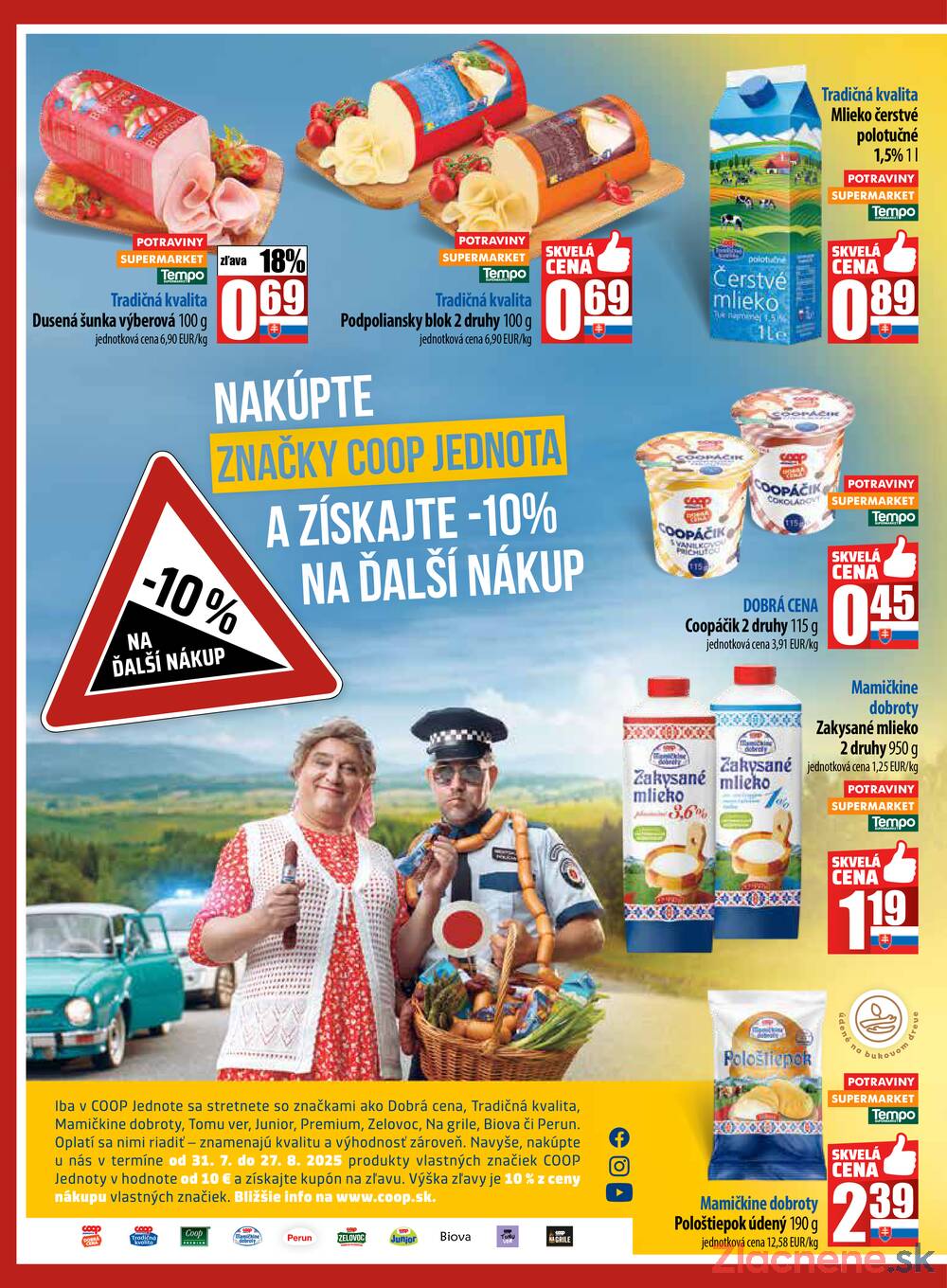 Leták COOP Jednota Slovensko - COOP do 27.8. - strana 2