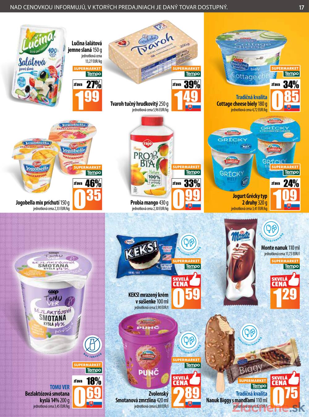 Leták COOP Jednota Slovensko - COOP do 27.8. - strana 17