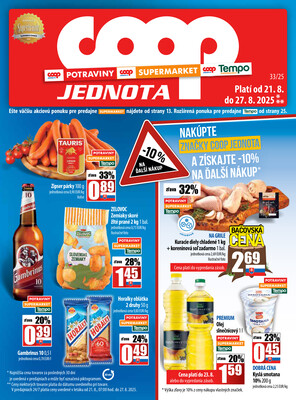 COOP Jednota Slovensko : 1 leták