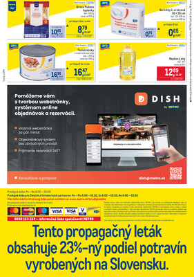 Metro Gastronomie do 9.9.