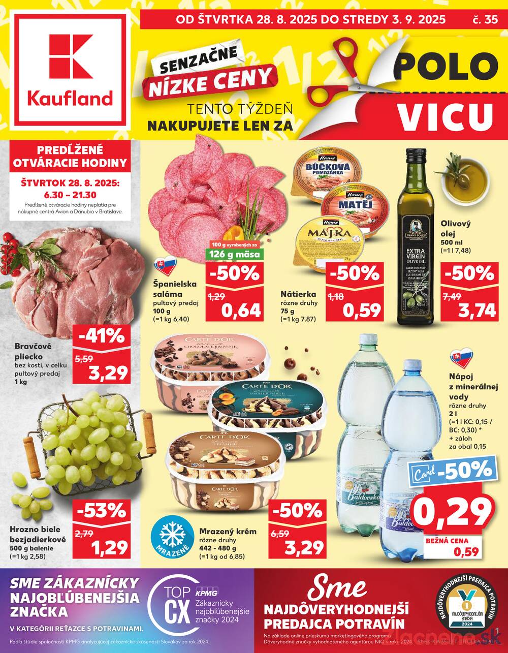 Leták Kaufland - Kaufland 28.8. - 3.9. - Kaufland Detva - strana 1