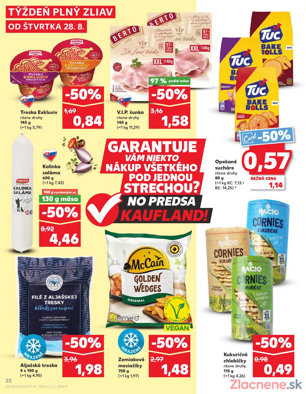 Leták Kaufland - Kaufland 28.8. - 3.9. - Kaufland Detva - strana 22