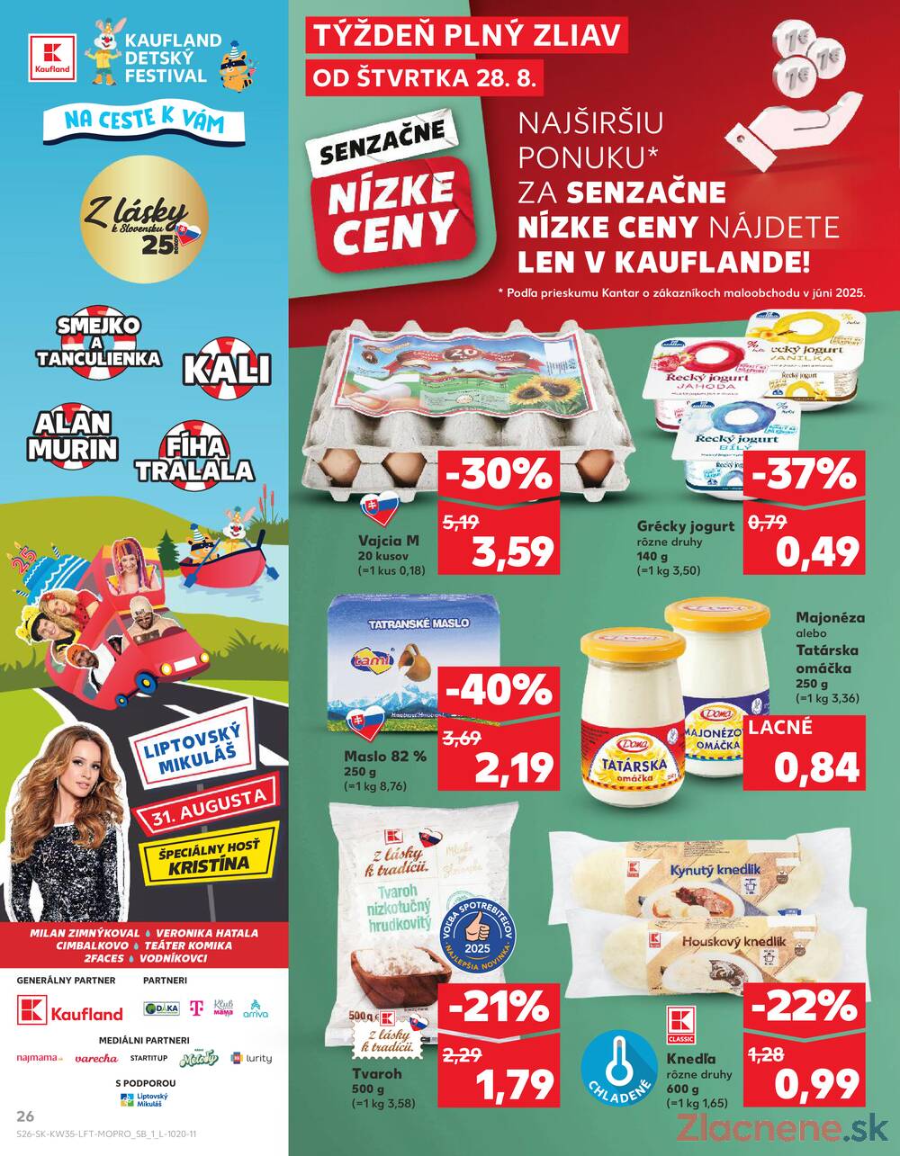 Leták Kaufland - Kaufland 28.8. - 3.9. - Kaufland Spišská Nová Ves - strana 26