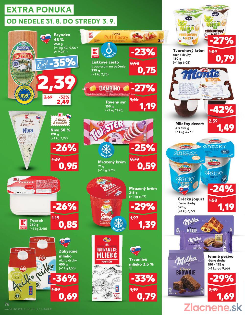 Leták Kaufland - Kaufland 28.8. - 3.9. - Kaufland Púchov - strana 76