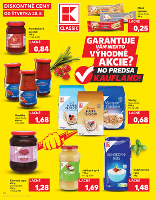 Kaufland 28.8. - 3.9. - Kaufland Púchov