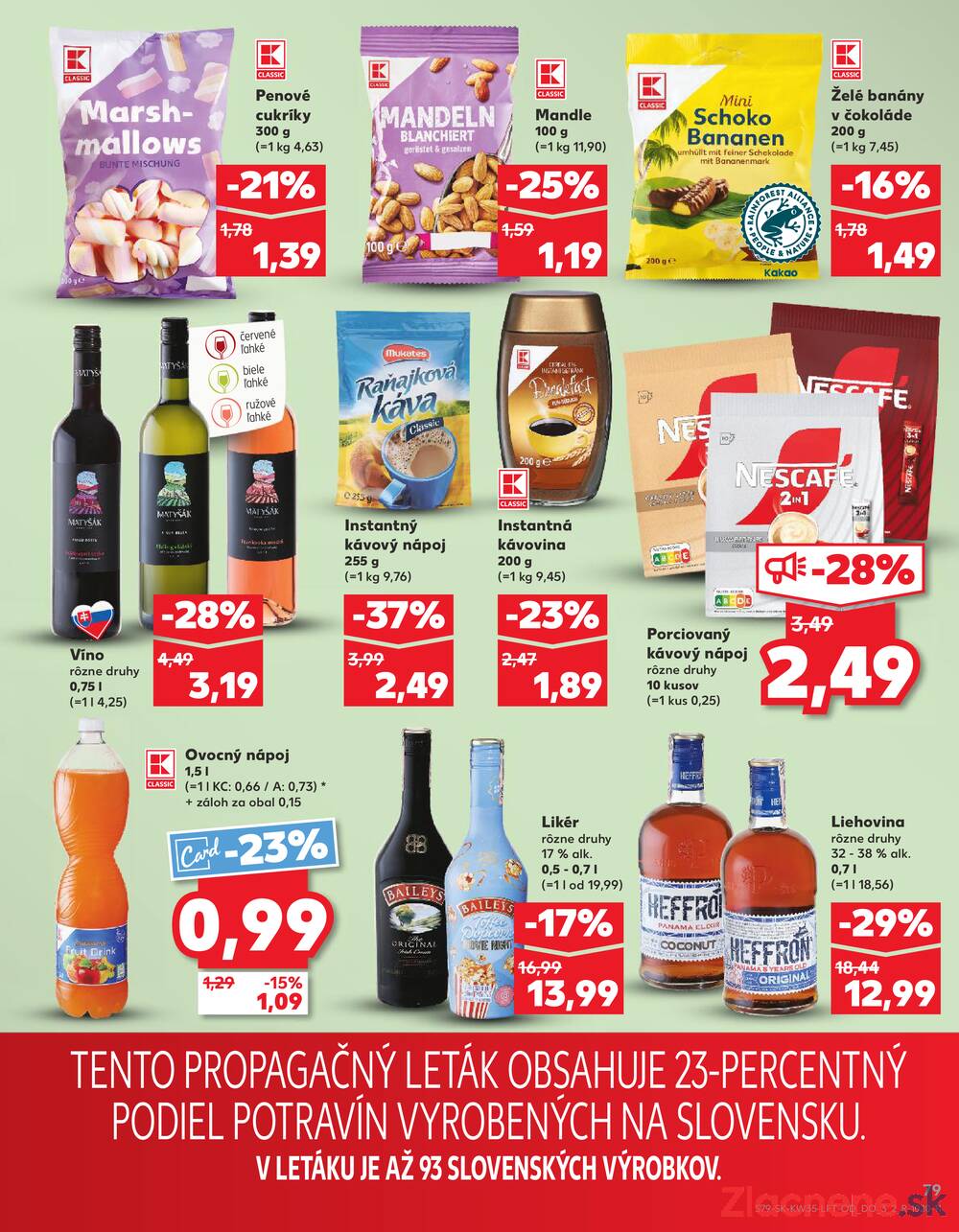 Leták Kaufland - Kaufland 28.8. - 3.9. - Kaufland Partizánske - strana 79