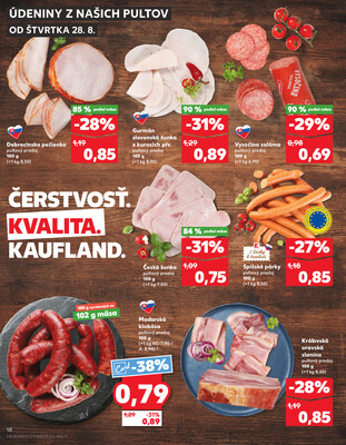 Kaufland 28.8. - 3.9. - Kaufland Partizánske