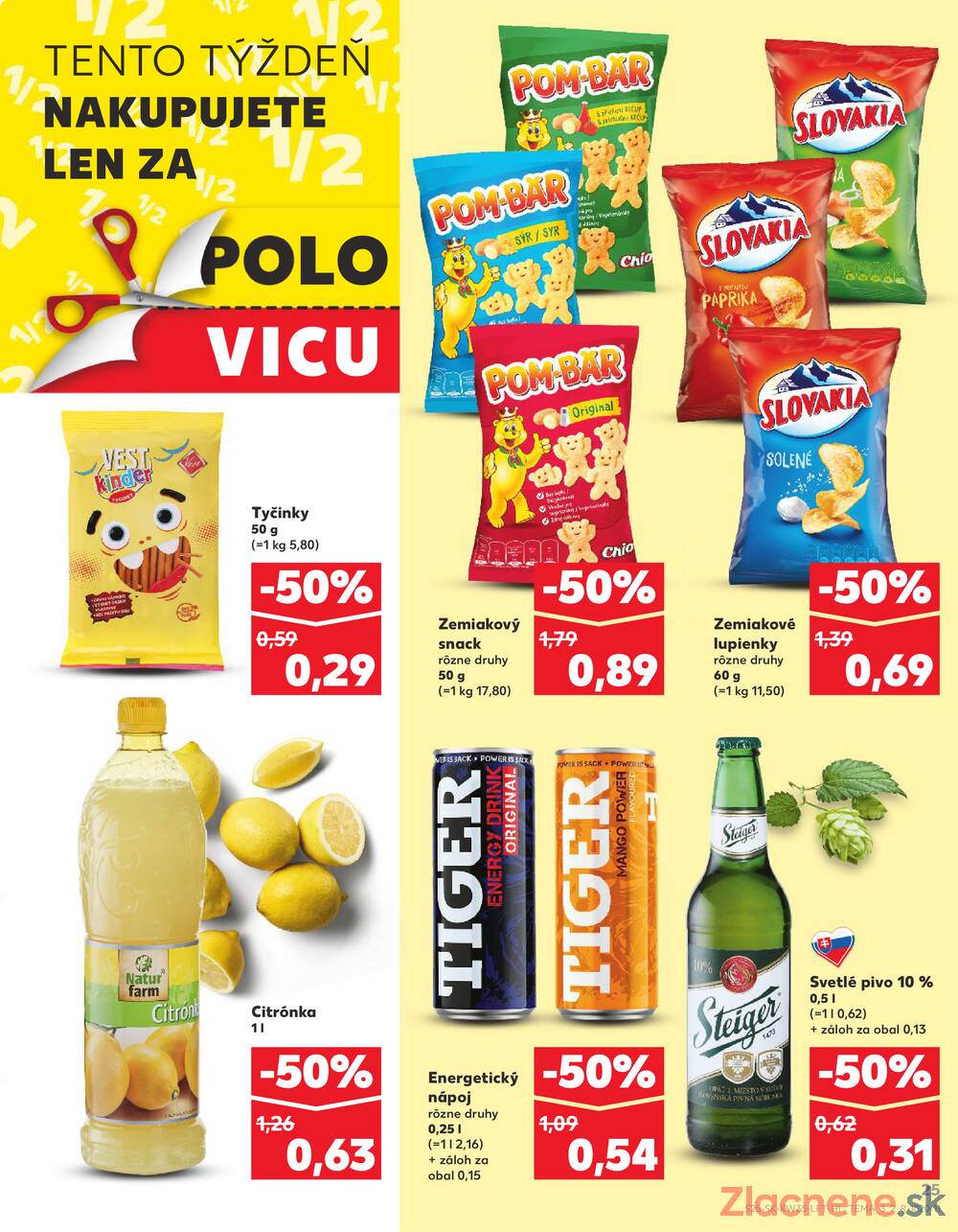 Leták Kaufland - Kaufland 28.8. - 3.9. - Kaufland Trnava - Nová ul. - strana 25