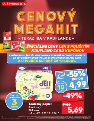 Kaufland 28.8. - 3.9. - Kaufland Topoľčany