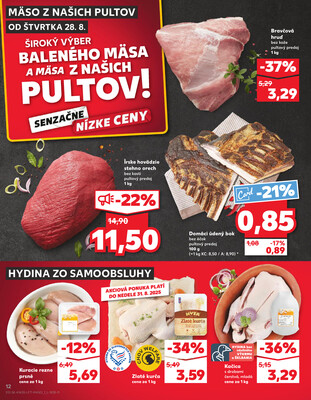 Kaufland 28.8. - 3.9. - Kaufland Topoľčany