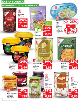Kaufland 28.8. - 3.9. - Kaufland Topoľčany