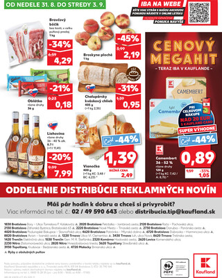 Kaufland 28.8. - 3.9. - Kaufland Malacky