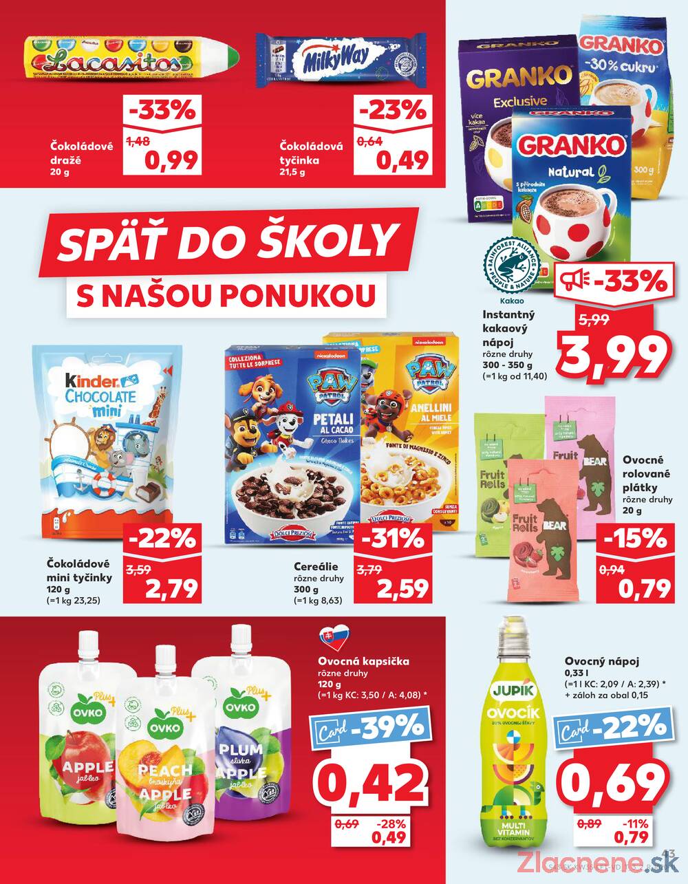 Leták Kaufland - Kaufland 28.8. - 3.9. - Kaufland (Harmincova, Bratislava - Dúbravka) - strana 43