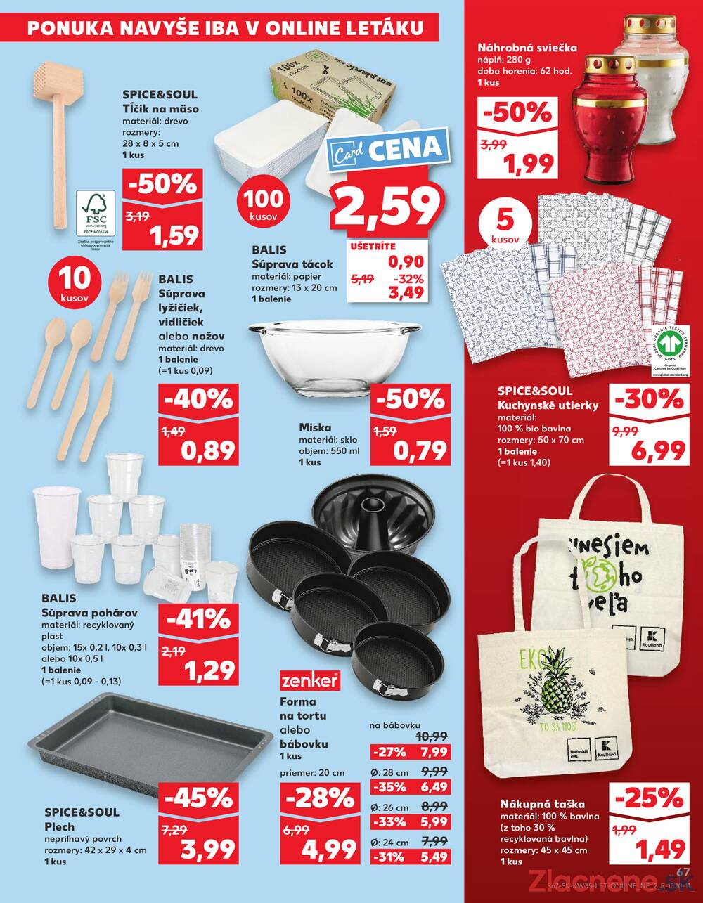 Leták Kaufland - Kaufland 28.8. - 3.9. - Kaufland (Harmincova, Bratislava - Dúbravka) - strana 67