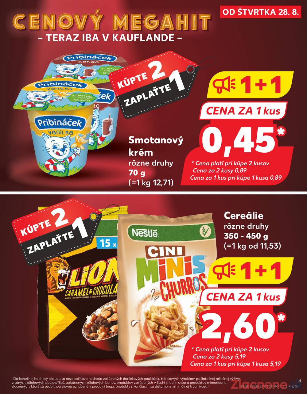 Leták Kaufland - Kaufland 28.8. - 3.9. - Kaufland Bratislava - Avion (Ivanská cesta) - strana 3