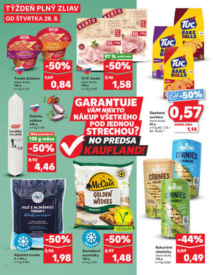 Kaufland 28.8. - 3.9. - Kaufland Šamorín-Mliečno - Krajinská cesta