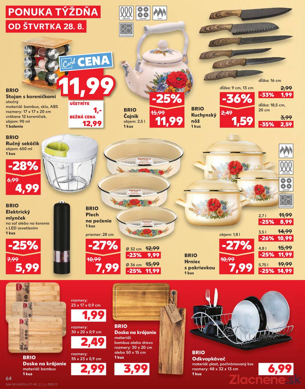 Leták Kaufland - Kaufland 28.8. - 3.9. - Kaufland Košice - Popradská  - strana 64