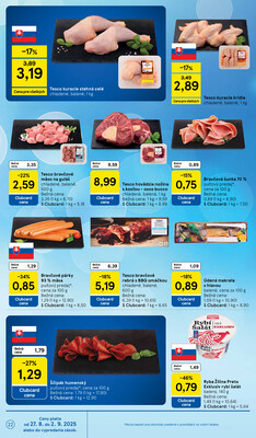 Tesco malé hypermarkety od 27.8. do 2.9.2025