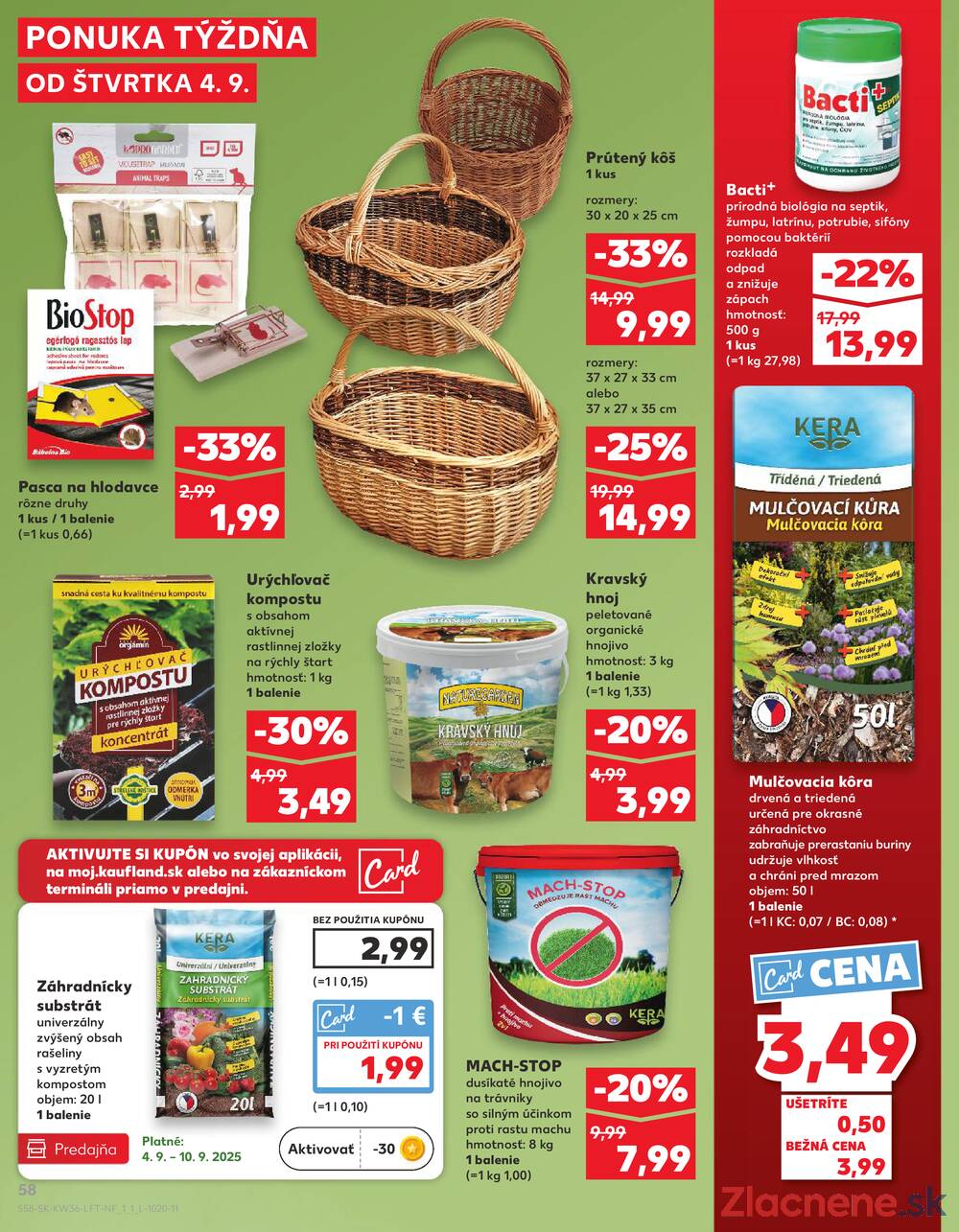 Leták Kaufland - Kaufland 4.9. - 10.9. - Kaufland Tvrdošín - strana 58
